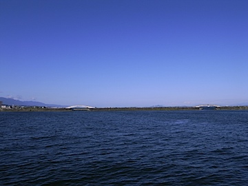 琵琶湖湖東側